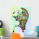 Pop Art Psychedelic Girl Wall Decal