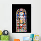 Tall Stained Glass Window French Church Wall Decal