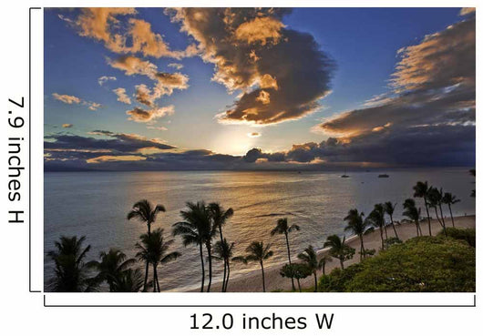 Kaanapali Beach Maui Wall Decal