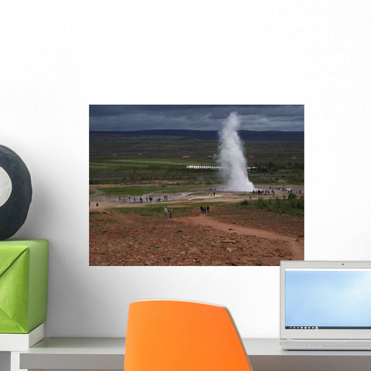 Iceland Geysir Wall Decal