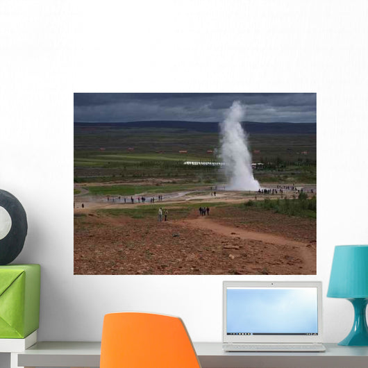 Iceland Geysir Wall Decal