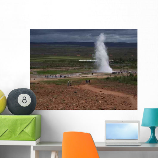 Iceland Geysir Wall Decal