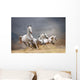 White Horses Wall Decal