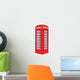 Red Telephone Box London Wall Decal