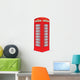 Red Telephone Box London Wall Decal
