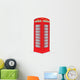 Red Telephone Box London Wall Decal