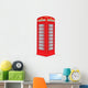 Red Telephone Box London Wall Decal