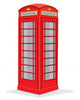 Red Telephone Box London Wall Decal