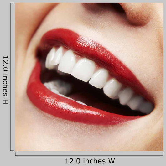 Woman Smile Teeth Whitening Wall Decal