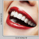 Woman Smile Teeth Whitening Wall Decal
