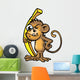Monkey Funny Cartoon Wall Decal