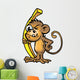 Monkey Funny Cartoon Wall Decal
