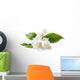Jasmine White Flower White Wall Decal