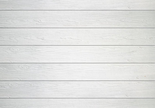 White Wooden Wall Texture Wall Decal