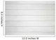 White Wooden Wall Texture Wall Decal