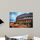 Coliseum Night Rome Italy Wall Decal