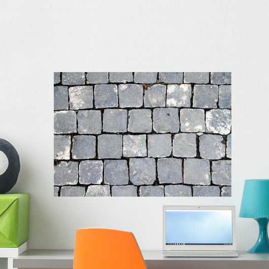 Old Cobblestone Road Abstract Wall Decal