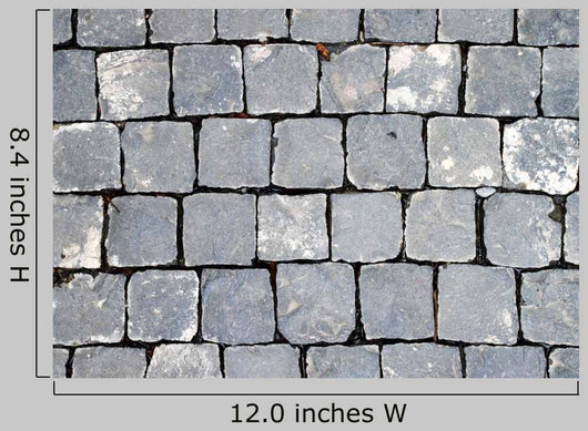 Old Cobblestone Road Abstract Wall Decal