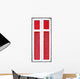 Wooden Window White Wall Decal