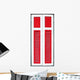 Wooden Window White Wall Decal