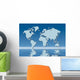 World Map Flood Wall Decal