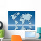 World Map Flood Wall Decal