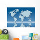 World Map Flood Wall Decal