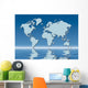 World Map Flood Wall Decal