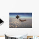 Fighter Breaks with Flares Wall Decal