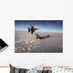 Fighter Breaks with Flares Wall Decal