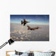 Fighter Breaks with Flares Wall Decal