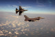 Fighter Breaks with Flares Wall Decal