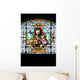 Small Stained Glass Window French Church Wall Decal