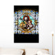 Small Stained Glass Window French Church Wall Decal