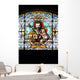 Small Stained Glass Window French Church Wall Decal