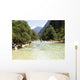 Senior Angler Walking through Wall Decal
