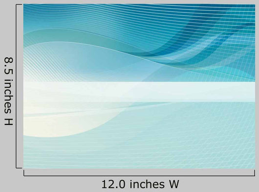 Turquoise Blue Variation Mertor Wall Decal