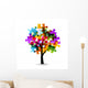 Puzzle Tree Wall Decal