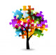 Puzzle Tree Wall Decal