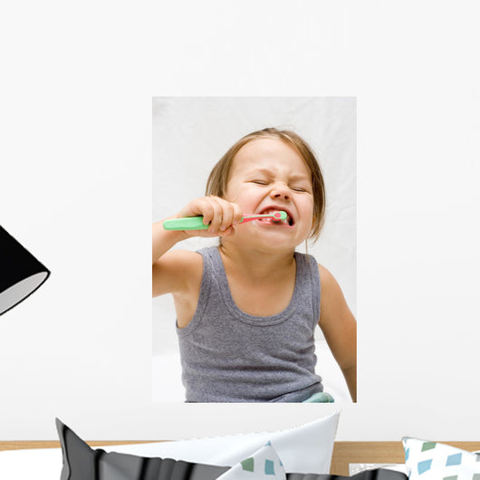 Teeth Brushing Wall Decal