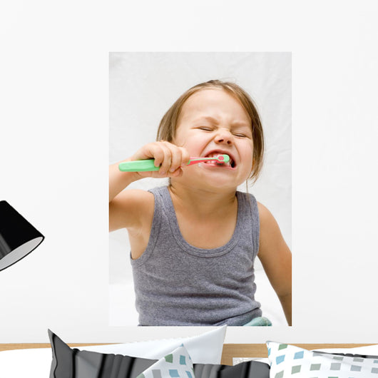 Teeth Brushing Wall Decal