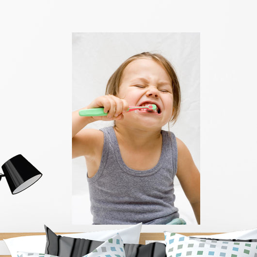 Teeth Brushing Wall Decal