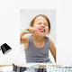 Teeth Brushing Wall Decal