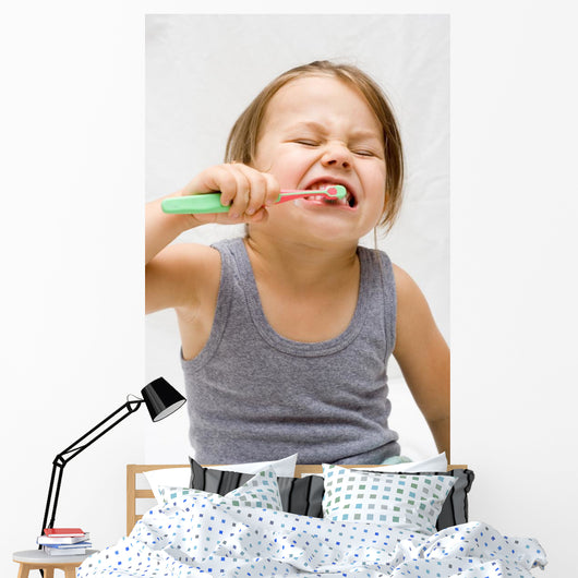 Teeth Brushing Wall Decal