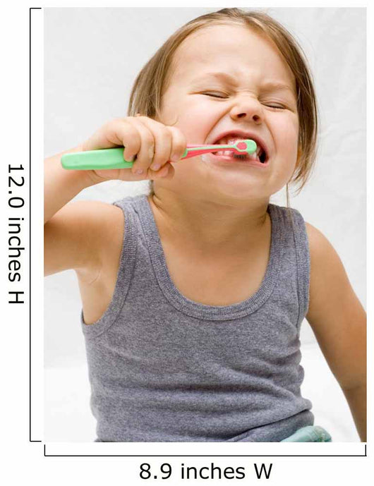 Teeth Brushing Wall Decal