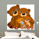 Bear Family Wall Decal