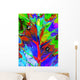 Abstract Psychedelic Leaf-and-drops Psychedelic Wall Decal