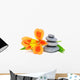 Lily Flower and Pebble Wall Decal