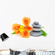 Lily Flower and Pebble Wall Decal