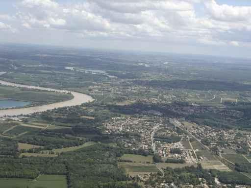 Aerial Bordeaux Wall Decal